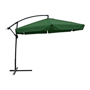 Garden Pleasure Sonnenschirm sechseckig, grün neigbar Ø 300,0 cm, 1 St.