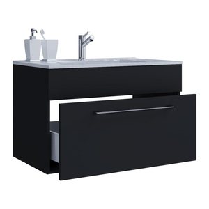 VCM my bath Badmöbel-Set 2-teilig Badinos 914839 schwarz 60,0 x 46,0 x 50,0 cm