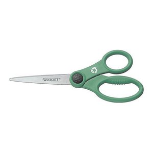 WESTCOTT Papierschere Kleen Earth grün 13,0 cm