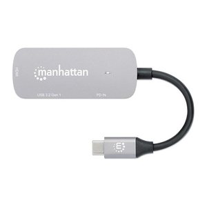 MANHATTAN USB-C auf HDMI 3-in-1 Docking-Konverter mit PD