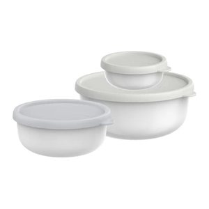 MEPAL Frischhaltedosen-Set Lumina 2.0 weiß 0,25/0,75/1,5 l, 1 Set