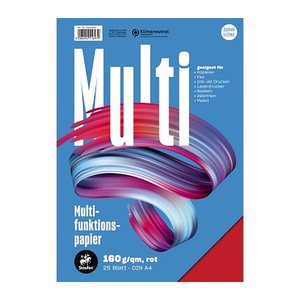 Staufen® Kopierpapier rot DIN A4 160 g/qm 25 Blatt