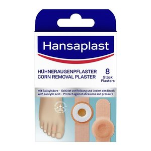 Hansaplast Hühneraugen-Pflaster 50430 beige, weiß, 8 St.