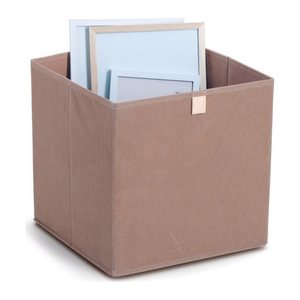 Zeller Aufbewahrungsbox mocca 32,0 x 32,0 x 32,0 cm, 1 St.