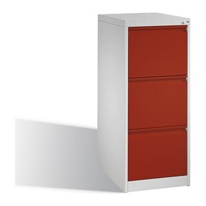 CP C 2000 Acurado Hängeregistraturschrank lichtgrau, rubinrot 3 Schubladen 43,3 x 59,0 x 104,5 cm, 1 St.