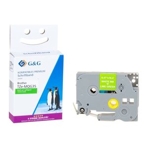 G&G Schriftband kompatibel mit Brother TZe-MQG35