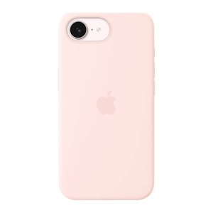 Apple Silikon Case mit MagSafe Handyhülle für Apple iPhone 17e hellrosa