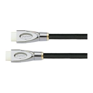 Python HDMI« 2.1 Kabel 8K UHD-2 Nylongeflecht schwarz 0,5m