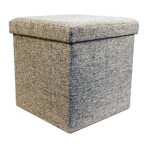 Echtwerk Wohnzimmer-Hocker mit Stauraum Store Cube EW-SW-0460 grau, 1 St.