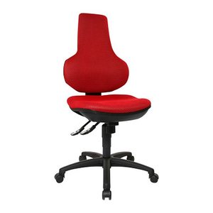 Topstar Bürostuhl Ergo Point® SY, EP02BB2 Stoff rot, Gestell schwarz