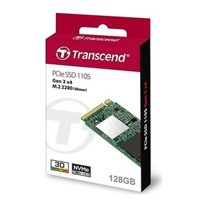 SSD 128GB Transcend M.2 MTE110S (M.2 2280) PCIe Gen3 x4 NVMe