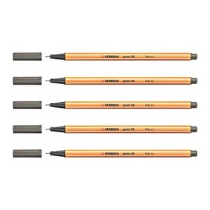 STABILO point 88 Fineliner grau 0,4 mm, 1 St.