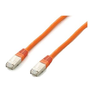 Equip Patchkabel Cat6A Plat.S/FTP 2xRJ45 0.50m orange LSZH Polybeutel
