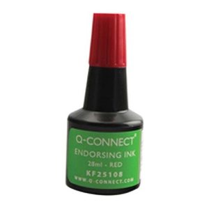 Q-CONNECT Stempelfarbe rot 28,0 ml