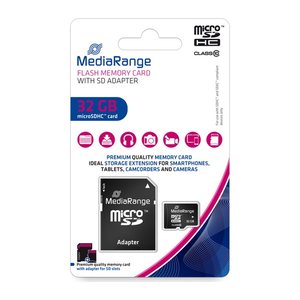 MediaRange Speicherkarte micro SDHC, 32 GB, 1 St.