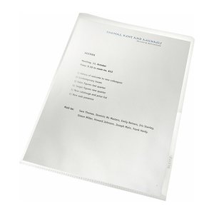 LEITZ Sichthüllen re:cycle 4001 DIN A4 transparent genarbt 0,13 mm, 100 St.