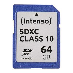 Intenso Speicherkarte SDXC-Card Class 10, 64 GB, 1 St.