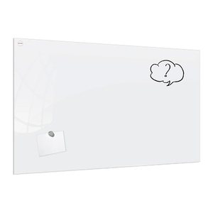 ALLboards Glas-Magnettafel Premium 120,0 x 90,0 cm perlweiß