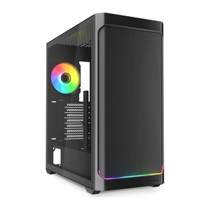 Sharkoon Gehäuse AK4W RGB ATX 1xGlas schwa