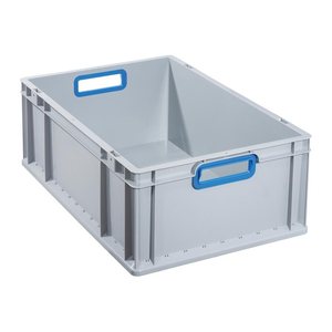Allit ProfiPlus Eurobox grau, blau 40,0 x 60,0 x 22,0 cm, 1 St.