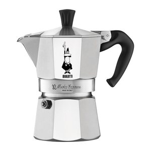 BIALETTI Moka Express 3 Espressokocher silber, 3 Tassen
