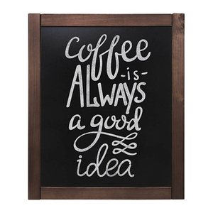 Showdown® Displays Kreidetafel Natura 50,0 x 60,0 cm Dark Wood