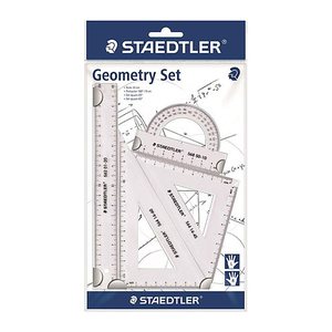 STAEDTLER Lineal-Set 569 PB transparent