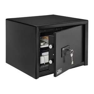 BURG WÄCHTER Möbeltresor PRS 520 K Sicherheitsstufe S2 nach EN14450 mit Feuerschutz schwarz 49,5 x 44,5 x 36,0 cm