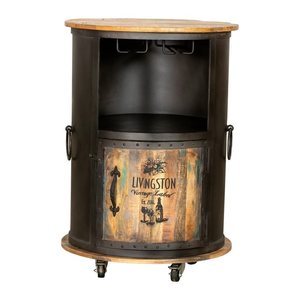 Garden Pleasure Hausbar LUNI, 304066 schwarz 60,0 x 60,0 x 85,0 cm, 1 St.
