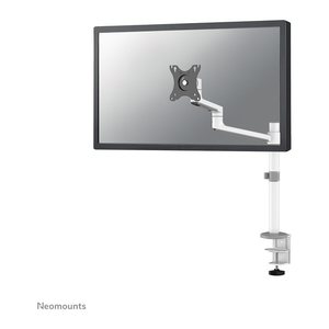 Neomounts Monitor-Halterung weiß für 1 Monitor, Tischklemme