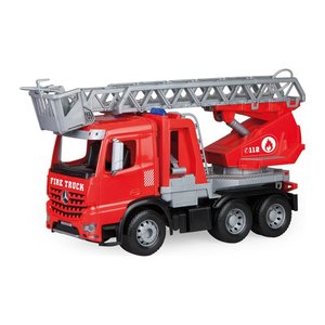 LENA Worxx Feuerwehr Leiterwagen Mercedes Benz Arocs 4615 Spielzeugauto