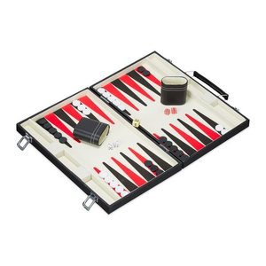 relaxdays Backgammon Koffer Brettspiel, 1 St.