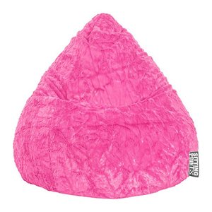 SITTING POINT Beanbag Fluffy XL Sitzsack pink