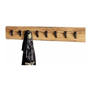 HAKU Möbel Wandgarderobe 52977 akazie Holz 8 Haken 90,0 x 15,0 cm, 1 St.