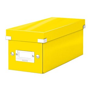 LEITZ CD-/DVD-Box Click & Store gelb, 1 St.