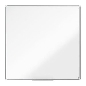 nobo Whiteboard Premium Plus 120,0 x 120,0 cm weiß, silber lackierter Stahl