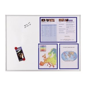 FRANKEN Whiteboard ECO 200,0 x 100,0 cm weiß emaillierter Stahl