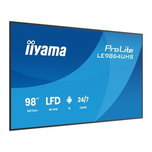 IIYAMA 247.7cm(97,5") LE9864UHS-B1AG 16:9 2xHDMI+USB-C (Speditionsversand)