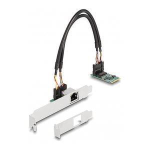 DELOCK Konverter M.2 Key B+M 1 x RJ45 2,5 Gigabit LAN