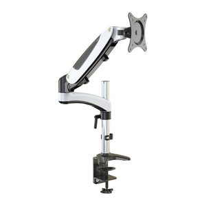 ergoleben Monitor-Halterung GS130TK EL0002 weiß, schwarz, silber für 1 Monitor, Tischklemme
