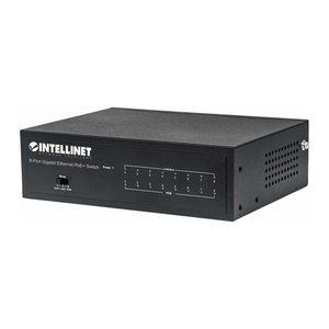 INTELLINET Switch 8-Port Gigabit Ethernet PoE+ 60W Desktop