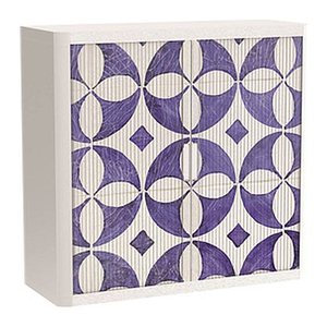 PAPERFLOW easyOffice Contents Rollladenschrank 61210 2 Fachböden 110,0 x 41,5 x 104,0 cm
