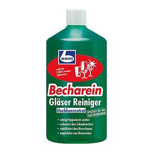 DR.BECHER Becharein Gläser Reiniger Spülmittel, 1 l, 1 St.