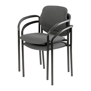 Nowy Styl Besucherstühle Styl anthrazit Stoff, 2 St.
