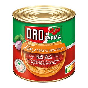 ORO DI PARMA® Fix fertig gewürzt Tomatenstückchen 2,5 kg, 1 St.