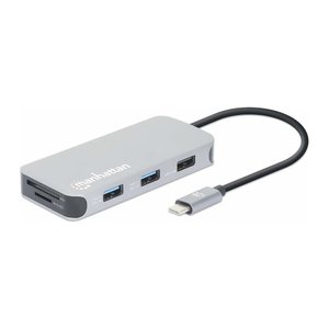 MANHATTAN USB-C 8-in-1 Dockingstation HDMI RJ45 3xUSB-A