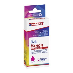 edding EDD-323 magenta Druckerpatrone kompatibel zu Canon CLI-551 XL