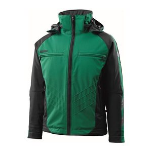 MASCOT® Herren Softshelljacke "DARMSTADT" Unique grün, schwarz Größe S