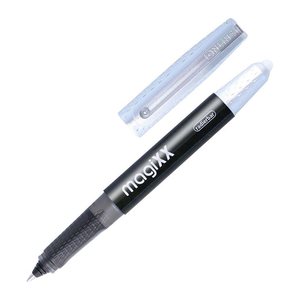ONLINE® MagiXX Tintenroller schwarz/silber 0,7 mm, Schreibfarbe: blau, 1 St.