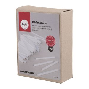 Rayher Heißklebesticks Mini transparent, 100 St.